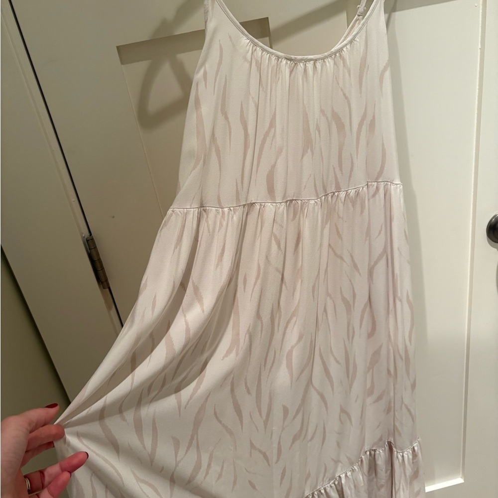 Z Supply Lido Animal Maxi Dress Sandstone Sz M - Picture 6 of 11